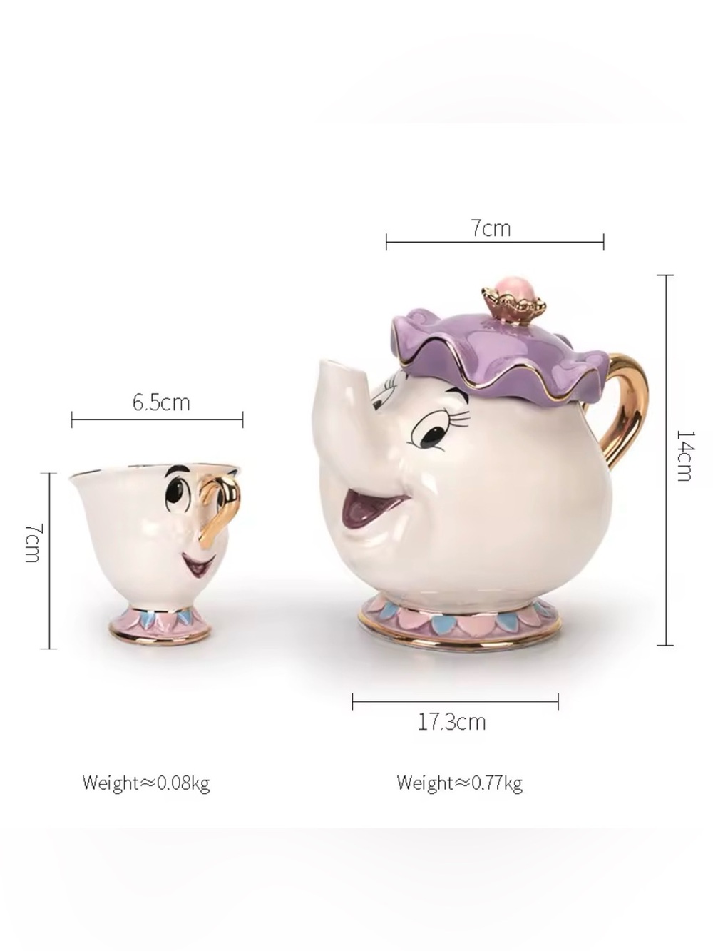 Chip Teacup Decoration - Picture 11 of 11